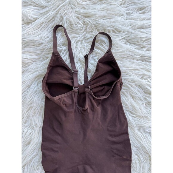 Skims Seamless Sculpt Mid Thigh Bodysuit Cocoa Size 2X/3X - Picture 7 of 9
